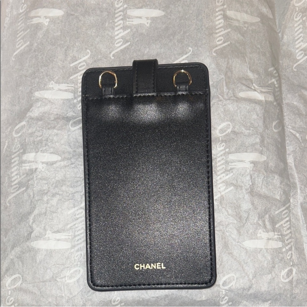 Chanel Elegant Black Phone Holster